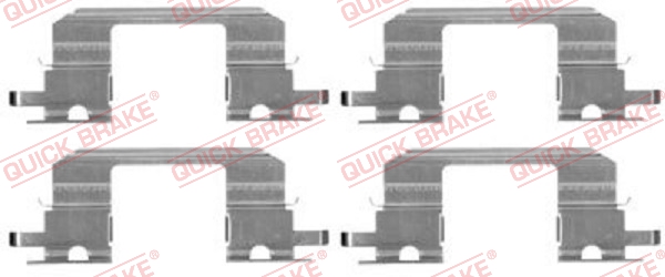 QUICK BRAKE Zubehörsatz, Scheibenbremsbelag 1091672