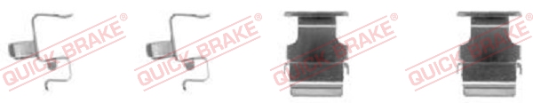 QUICK BRAKE Zubehörsatz, Scheibenbremsbelag 1091673