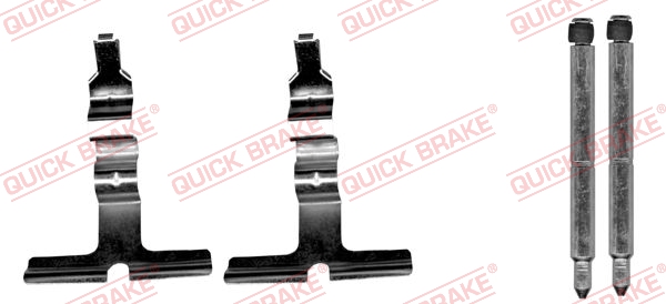 QUICK BRAKE Zubehörsatz, Scheibenbremsbelag 1091676