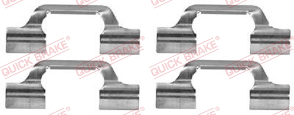 QUICK BRAKE Zubehörsatz, Scheibenbremsbelag 1091685