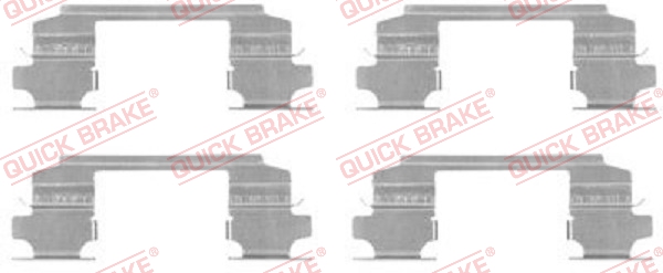 QUICK BRAKE Zubehörsatz, Scheibenbremsbelag 1091686