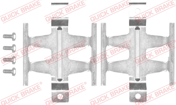 QUICK BRAKE Zubehörsatz, Scheibenbremsbelag 1091687