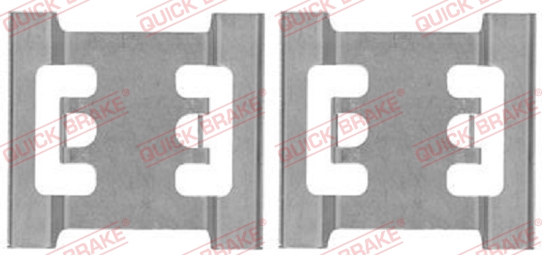 QUICK BRAKE Zubehörsatz, Scheibenbremsbelag 1091688