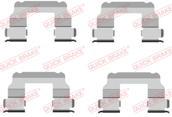 QUICK BRAKE Zubehörsatz, Scheibenbremsbelag 1091689