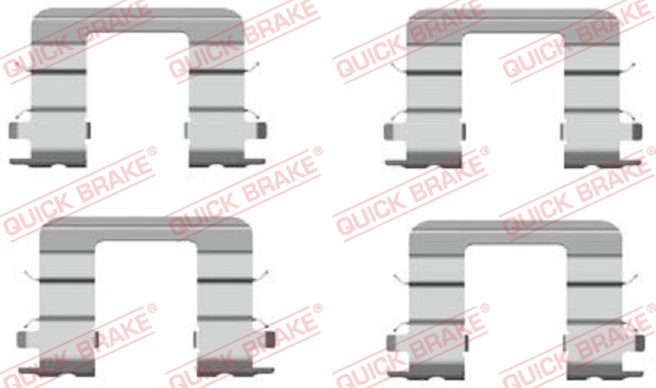 QUICK BRAKE Zubehörsatz, Scheibenbremsbelag 1091696