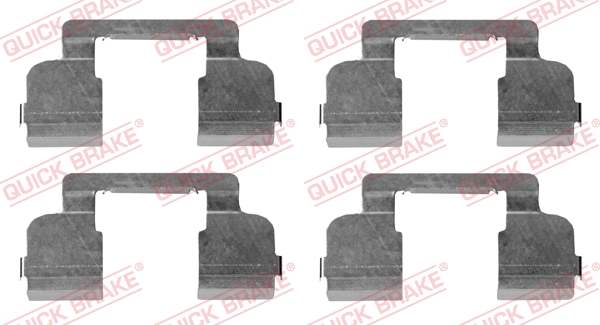QUICK BRAKE Zubehörsatz, Scheibenbremsbelag 1091698