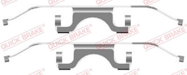 QUICK BRAKE Zubehörsatz, Scheibenbremsbelag 1091702