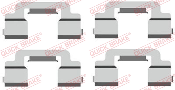 QUICK BRAKE Zubehörsatz, Scheibenbremsbelag 1091703