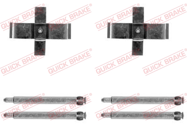 QUICK BRAKE Zubehörsatz, Scheibenbremsbelag 1091713
