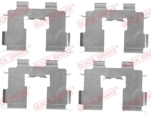 QUICK BRAKE Zubehörsatz, Scheibenbremsbelag 1091717