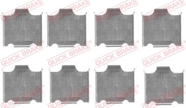 QUICK BRAKE Zubehörsatz, Scheibenbremsbelag 1091718