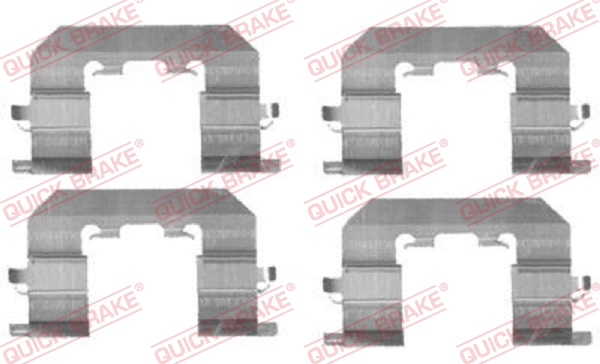 QUICK BRAKE Zubehörsatz, Scheibenbremsbelag 1091723