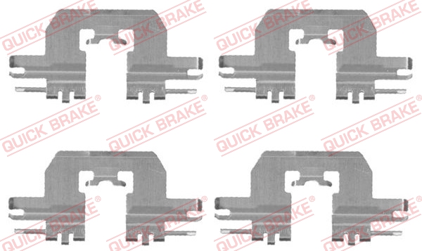 QUICK BRAKE Zubehörsatz, Scheibenbremsbelag 1091724