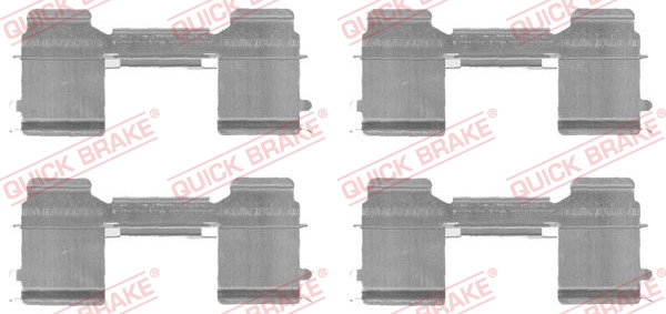 QUICK BRAKE Zubehörsatz, Scheibenbremsbelag 1091726