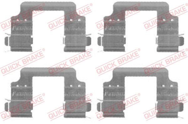 QUICK BRAKE Zubehörsatz, Scheibenbremsbelag 1091728