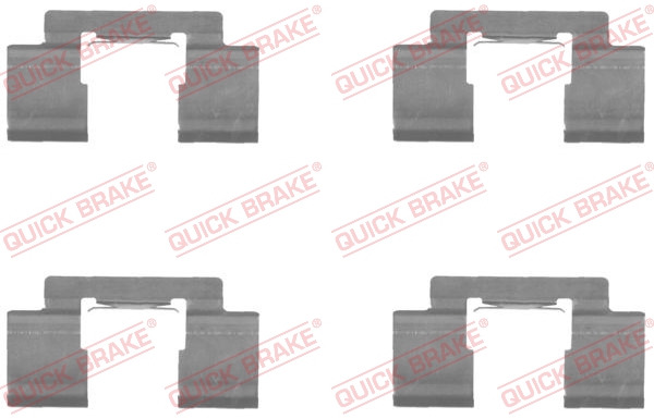 QUICK BRAKE Zubehörsatz, Scheibenbremsbelag 1091732