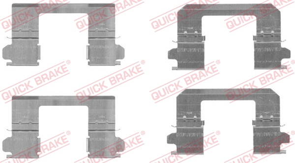 QUICK BRAKE Zubehörsatz, Scheibenbremsbelag 1091736