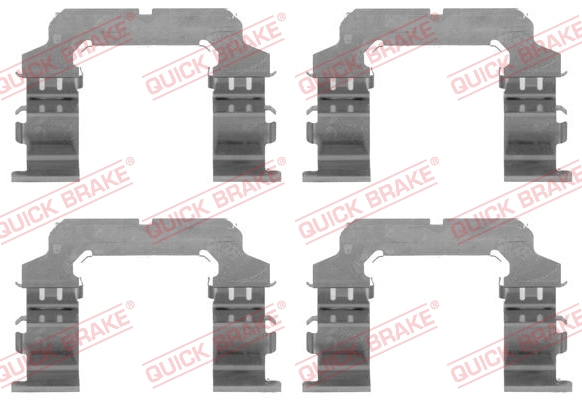 QUICK BRAKE Zubehörsatz, Scheibenbremsbelag 1091738