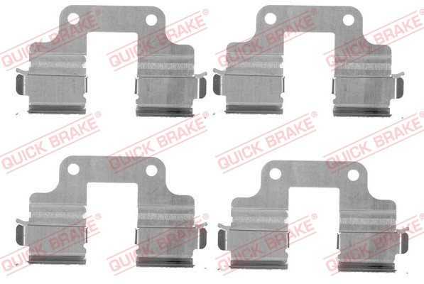 QUICK BRAKE Zubehörsatz, Scheibenbremsbelag 1091739