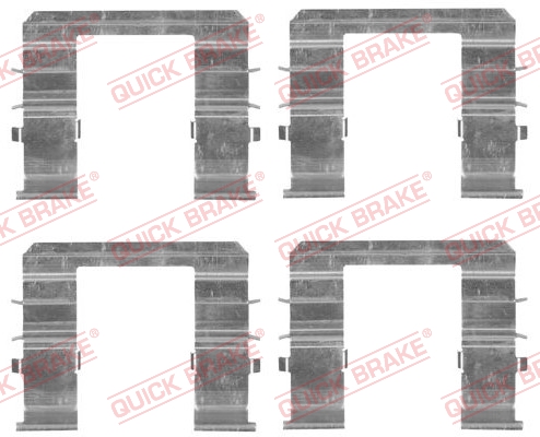 QUICK BRAKE Zubehörsatz, Scheibenbremsbelag 1091744