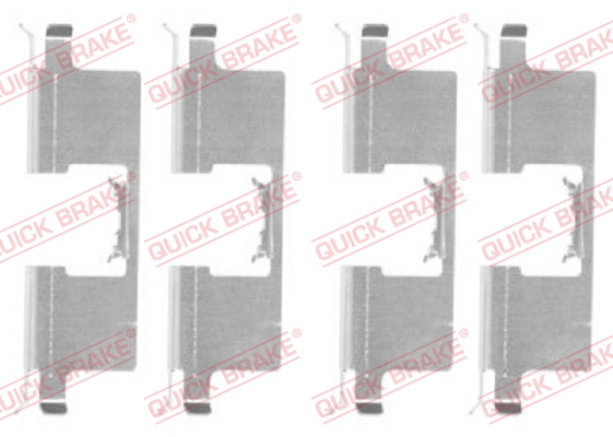 QUICK BRAKE Zubehörsatz, Scheibenbremsbelag 1091745