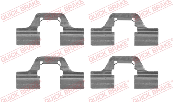 QUICK BRAKE Zubehörsatz, Scheibenbremsbelag 1091749