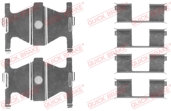 QUICK BRAKE Zubehörsatz, Scheibenbremsbelag 1091754