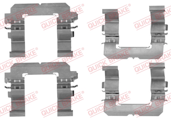 QUICK BRAKE Zubehörsatz, Scheibenbremsbelag 1091756