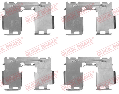 QUICK BRAKE Zubehörsatz, Scheibenbremsbelag 1091760