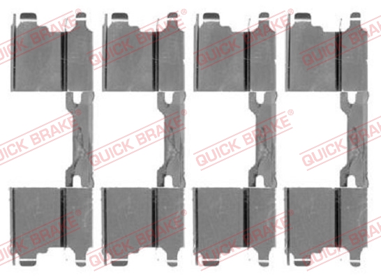 QUICK BRAKE Zubehörsatz, Scheibenbremsbelag 1091762