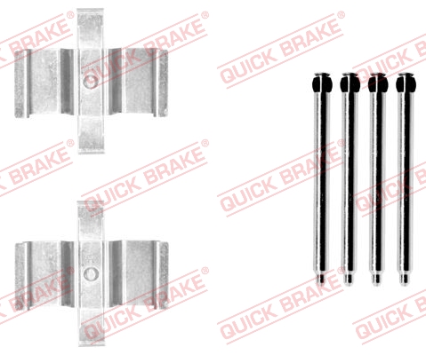 QUICK BRAKE Zubehörsatz, Scheibenbremsbelag 1091765