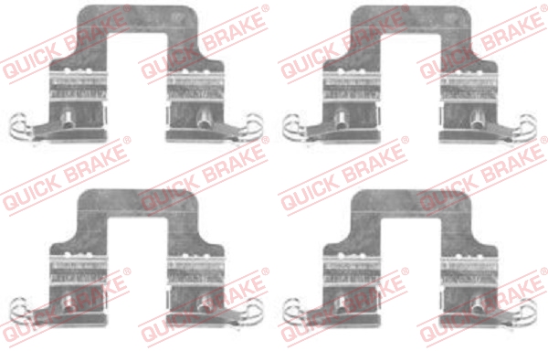 QUICK BRAKE Zubehörsatz, Scheibenbremsbelag 1091766