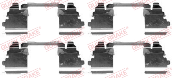 QUICK BRAKE Zubehörsatz, Scheibenbremsbelag 1091768
