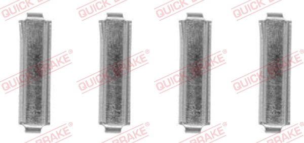 QUICK BRAKE Zubehörsatz, Scheibenbremsbelag 1091771