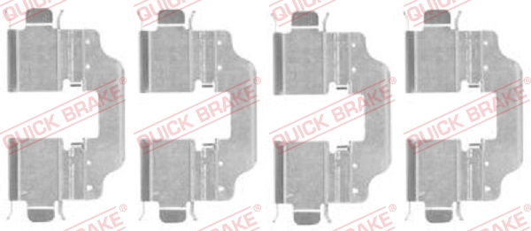 QUICK BRAKE Zubehörsatz, Scheibenbremsbelag 1091773