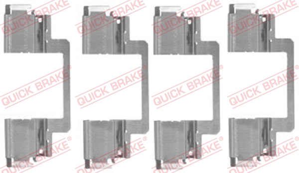 QUICK BRAKE Zubehörsatz, Scheibenbremsbelag 1091774