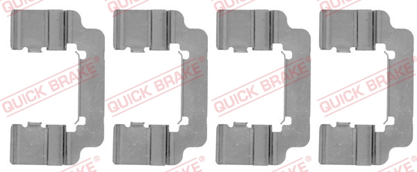 QUICK BRAKE Zubehörsatz, Scheibenbremsbelag 1091777