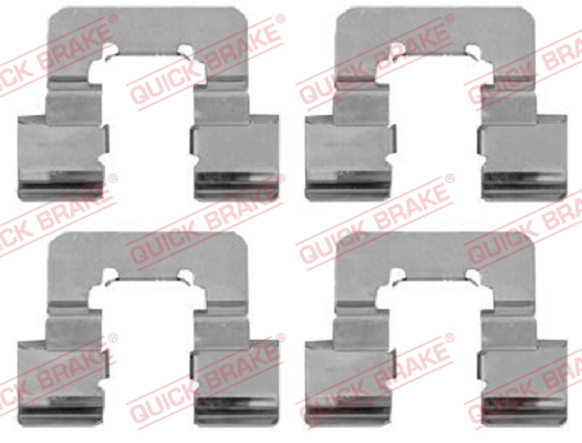 QUICK BRAKE Zubehörsatz, Scheibenbremsbelag 1091781