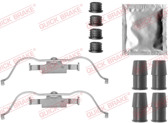 QUICK BRAKE Zubehörsatz, Scheibenbremsbelag 1091790