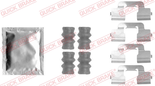 QUICK BRAKE Zubehörsatz, Scheibenbremsbelag 1091797