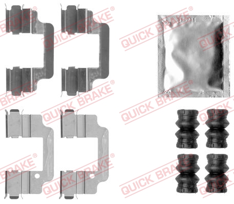 QUICK BRAKE Zubehörsatz, Scheibenbremsbelag 1091806