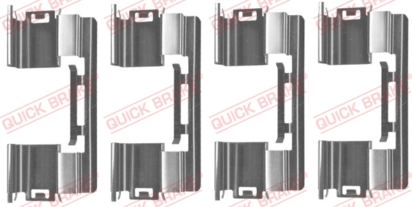 QUICK BRAKE Zubehörsatz, Scheibenbremsbelag 1091813
