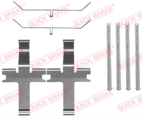 QUICK BRAKE Zubehörsatz, Scheibenbremsbelag 1091819
