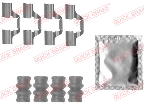 QUICK BRAKE Zubehörsatz, Scheibenbremsbelag 1091827