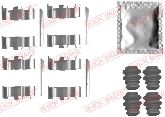 QUICK BRAKE Zubehörsatz, Scheibenbremsbelag 1091831