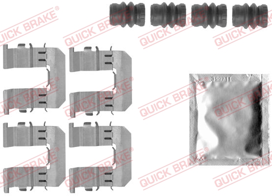 QUICK BRAKE Zubehörsatz, Scheibenbremsbelag 1091847