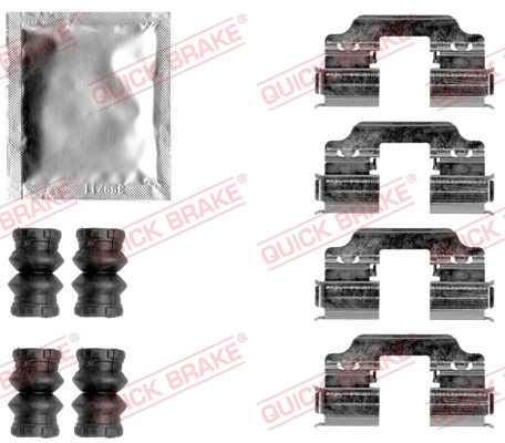 QUICK BRAKE Zubehörsatz, Scheibenbremsbelag 1091858