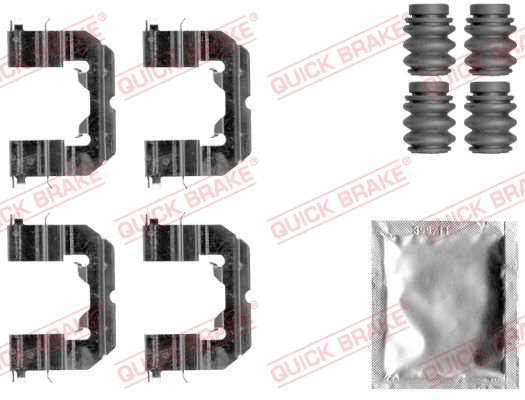 QUICK BRAKE Zubehörsatz, Scheibenbremsbelag 1091859