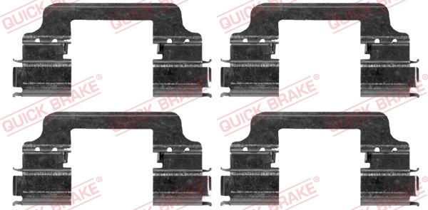 QUICK BRAKE Zubehörsatz, Scheibenbremsbelag 1091864