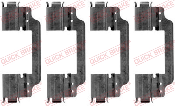 QUICK BRAKE Zubehörsatz, Scheibenbremsbelag 1091871